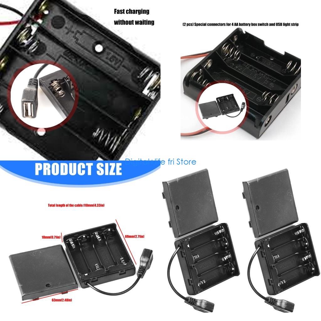 Outdoor Use Power Strip - E06D 2A Battery Power Case With
