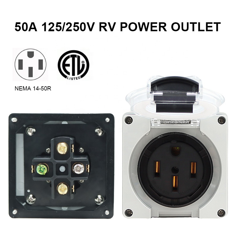 50 Amp Generator RV Power Inle - Outdoor Power Inlet Box recension och pris