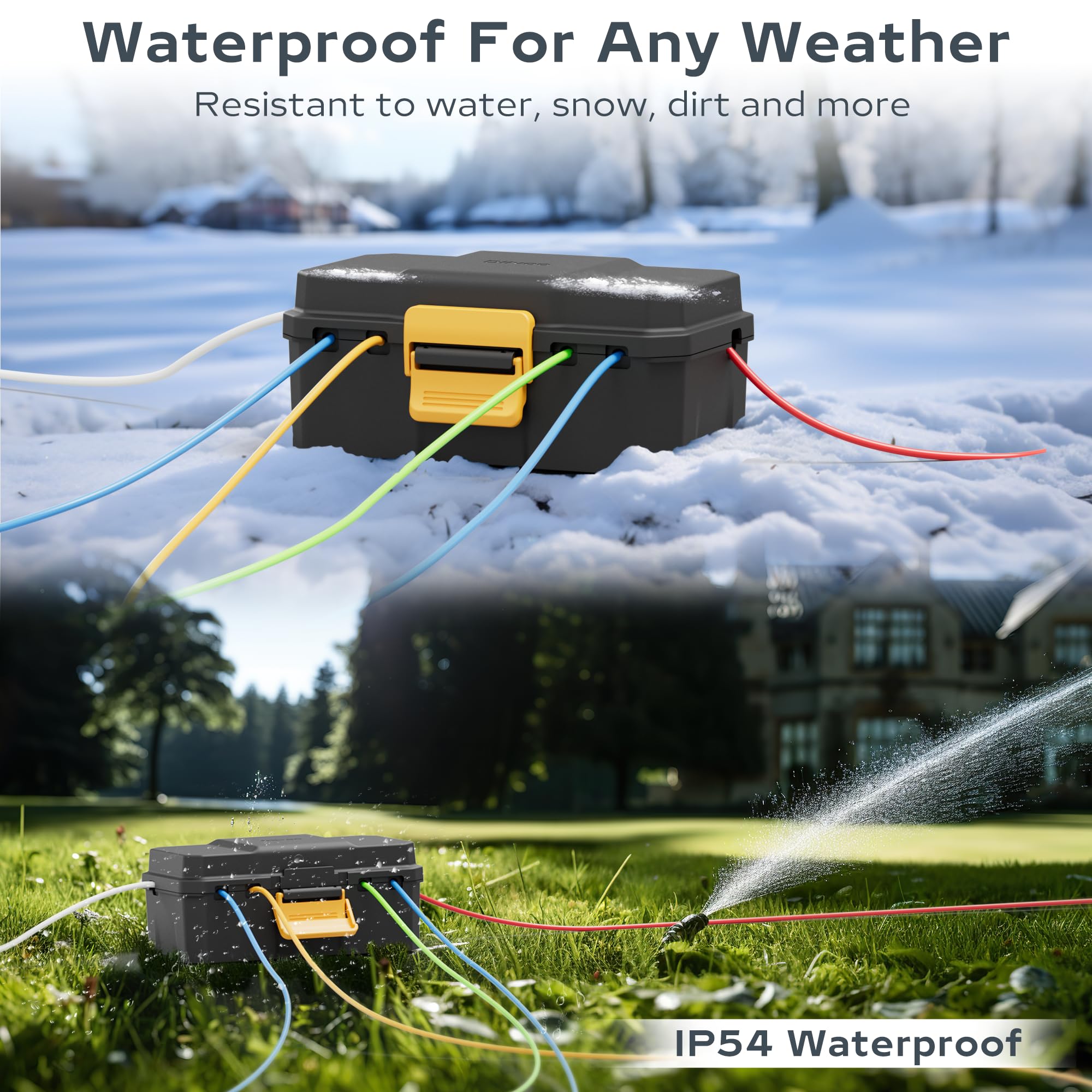 Diivoo Outdoor Waterproof Elec - Outdoor Power Inlet Box recension och pris
