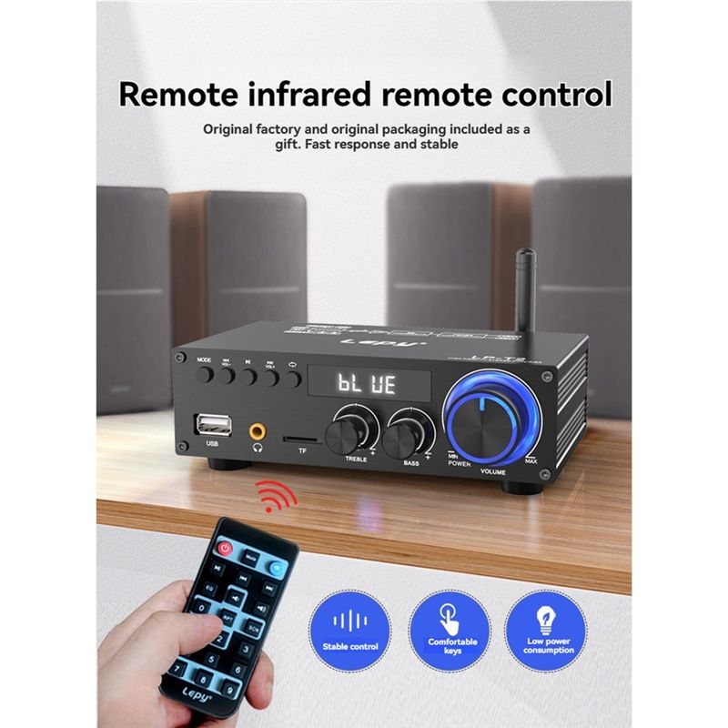 Lepy LP-T2 Hifi Audio Amplifie - Outdoor Power Plug In recension och pris