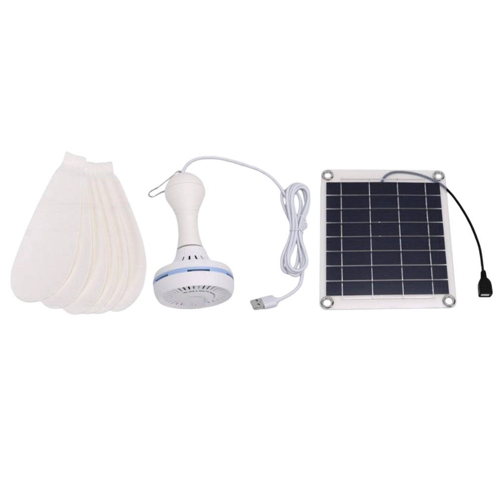 10W Solar Ceiling Fan Kit Dual - Outdoor Usb Power Outlet recension och pris