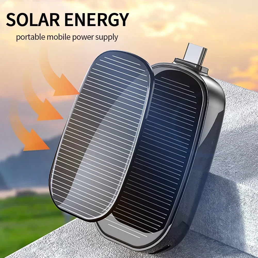 1200mAh Solar Mini Power Bank  - Outdoor Usb Power Outlet recension och pris
