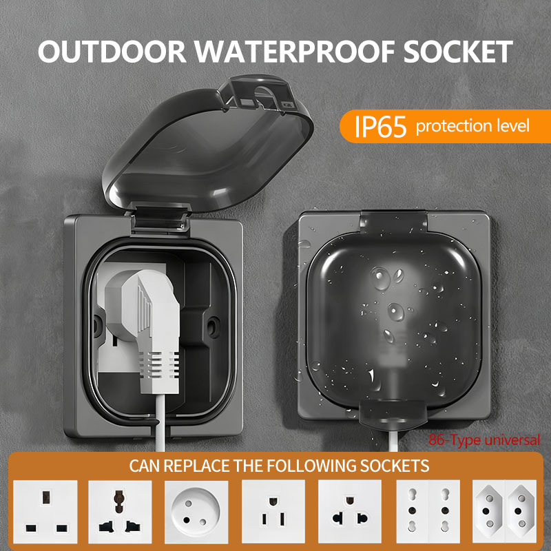 IP65 Waterproof Outdoor Socket - Outdoor Power Inlet Box recension och pris