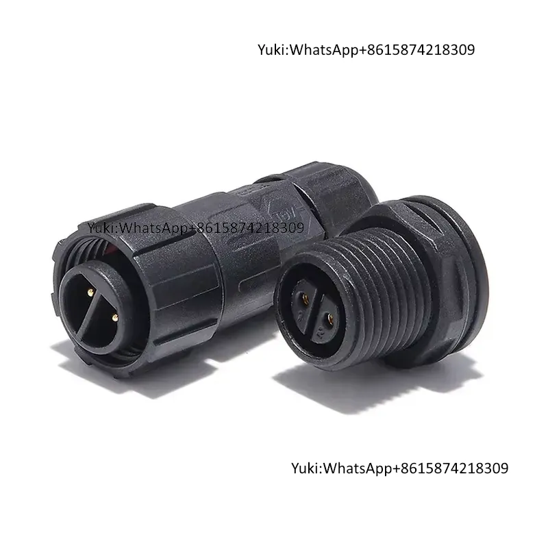 IP68 Waterproof LLT M16 2pin C - Outdoor Power Plug In recension och pris