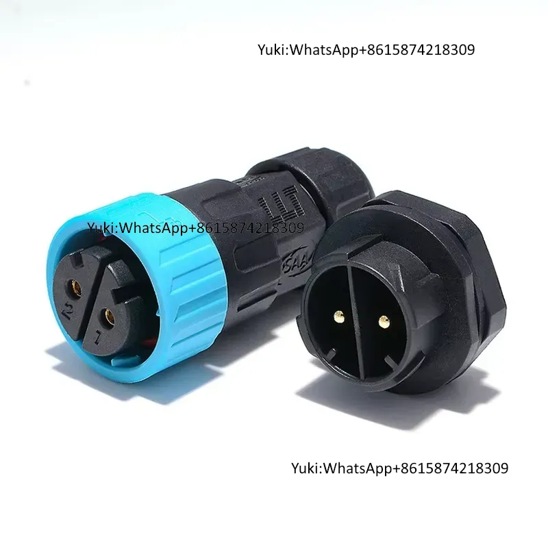 IP68 Waterproof LLT M16 2pin C - Outdoor Power Plug In recension och pris
