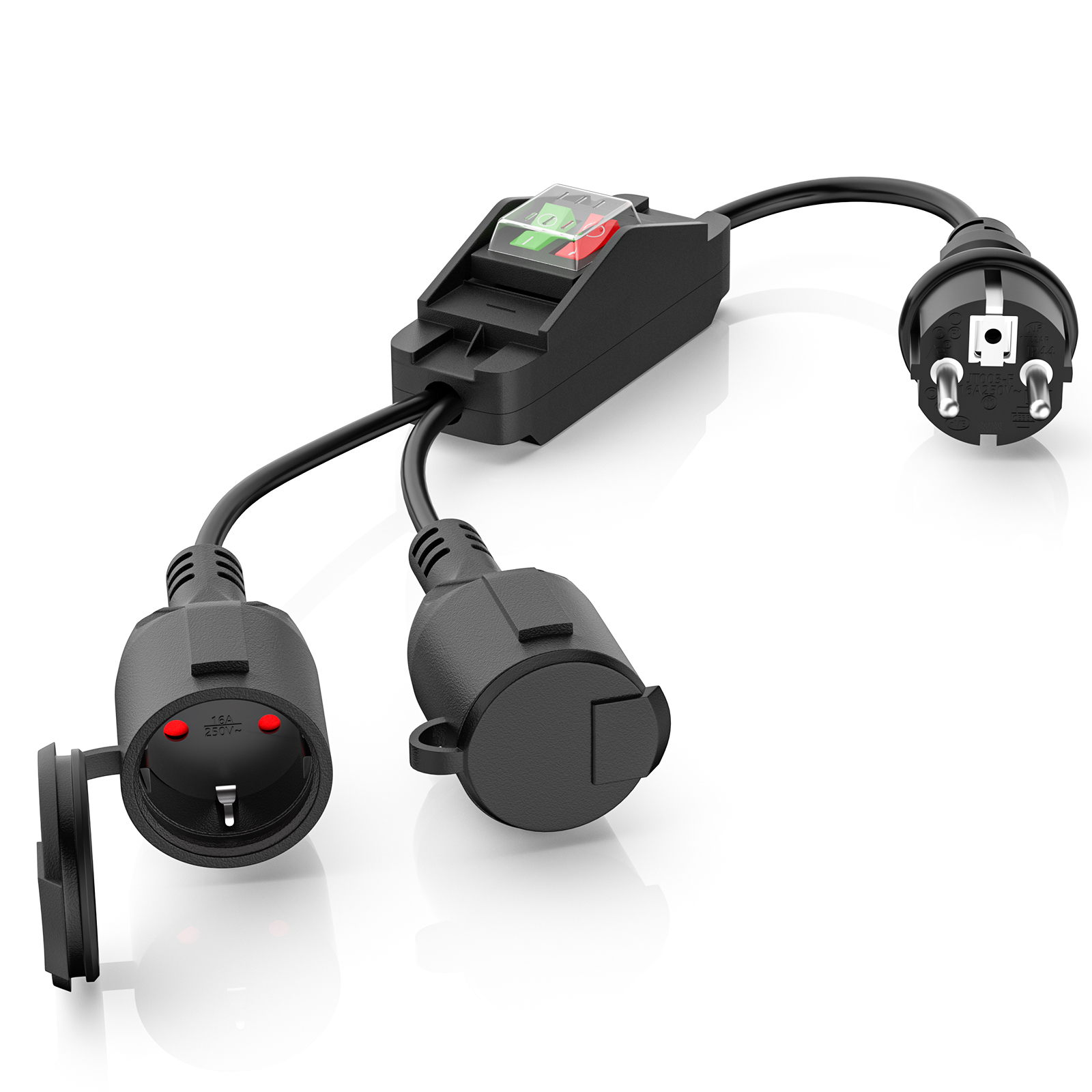 Double Plug Extension Cable 2  - Outdoor Power Inlet Box recension och pris