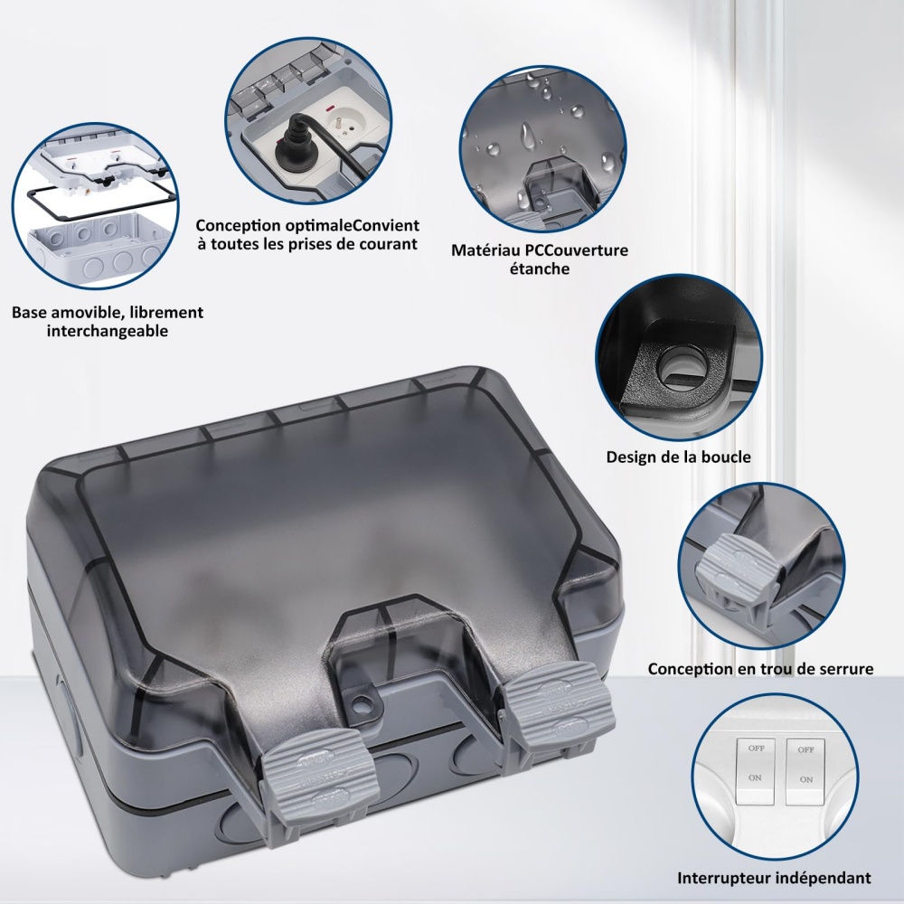 EIOMR France IP66 Weatherproof - Outdoor Usb Power Outlet recension och pris