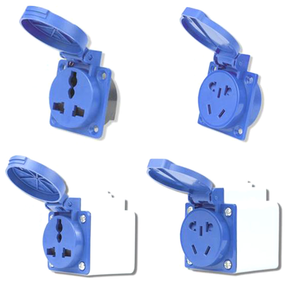 Blue IP54 10A/16A 220V Multifu - Outdoor Power Inlet Box recension och pris