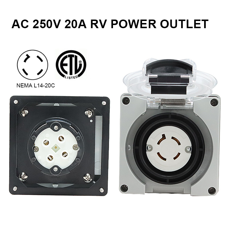 125/250V 20A Generator RV Powe - Outdoor Power Inlet Box recension och pris