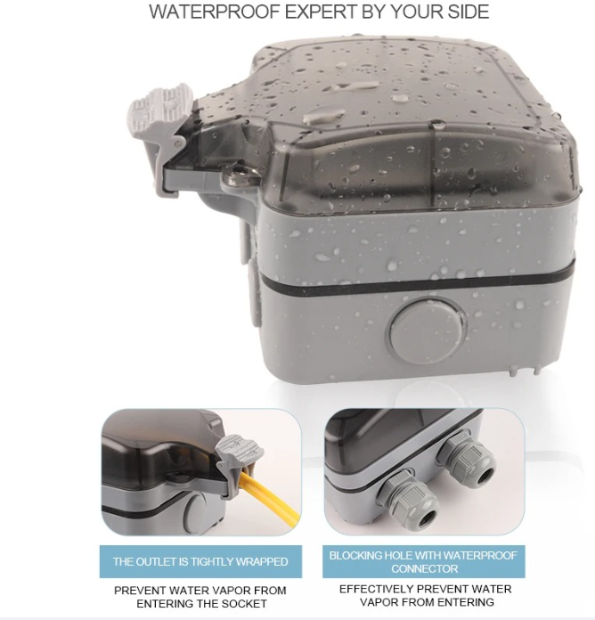 IP66 EU Standard German Style  - Outdoor Usb Power Outlet recension och pris