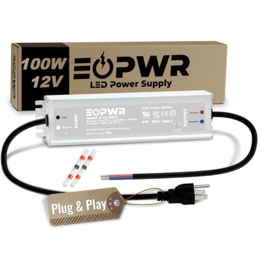 LED Driver Waterproof IP67 Pow - Outdoor Power Plug In recension och pris