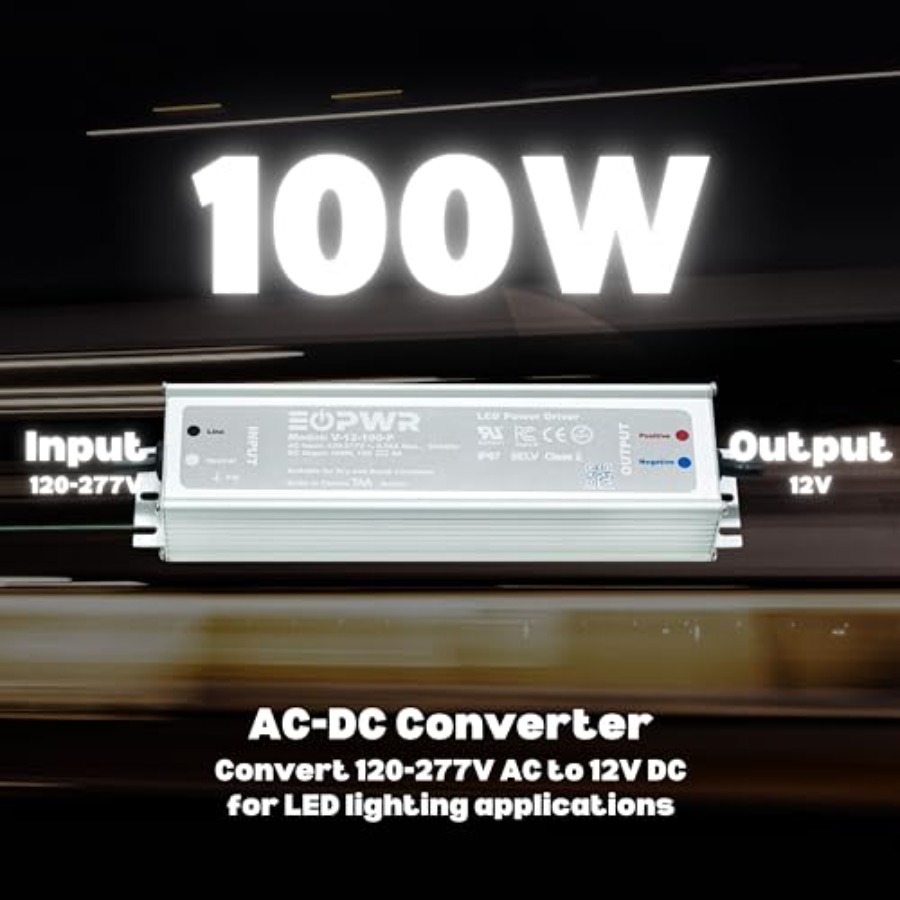 LED Driver Waterproof IP67 Pow - Outdoor Power Plug In recension och pris