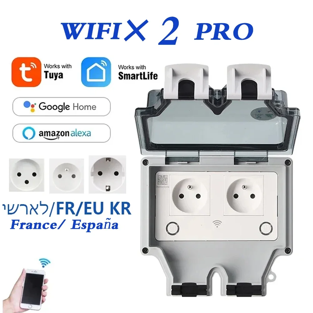 Tuya Waterproof Electrical Wal - Outdoor Power Inlet Box recension och pris