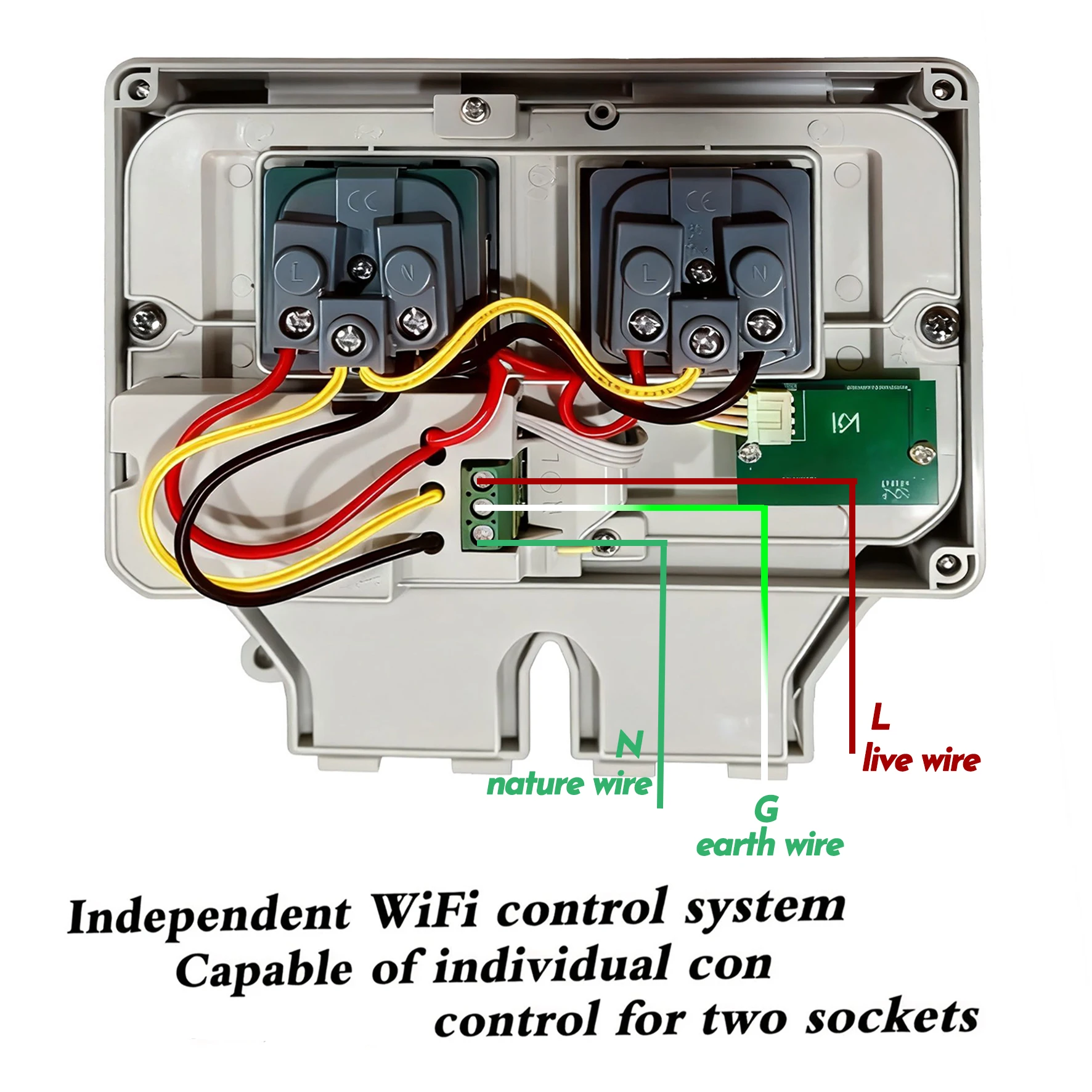 Tuya Waterproof Electrical Wal - Outdoor Power Inlet Box recension och pris