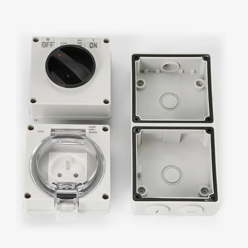 IP66 220V Waterproof Dust Proo - Outdoor Power Inlet Box recension och pris