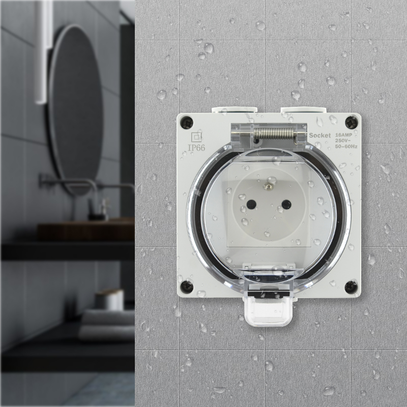 IP66 Waterproof Socket French  - Outdoor Power Inlet Box recension och pris