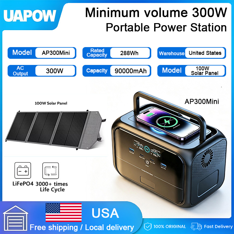 288Wh Solar Generator Portable - Outdoor Usb Power Outlet recension och pris