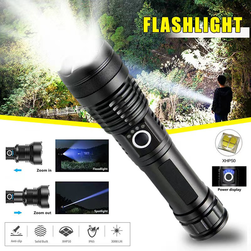 High Power XHP70 Led Flashligh - Outdoor Power Inc recension och pris