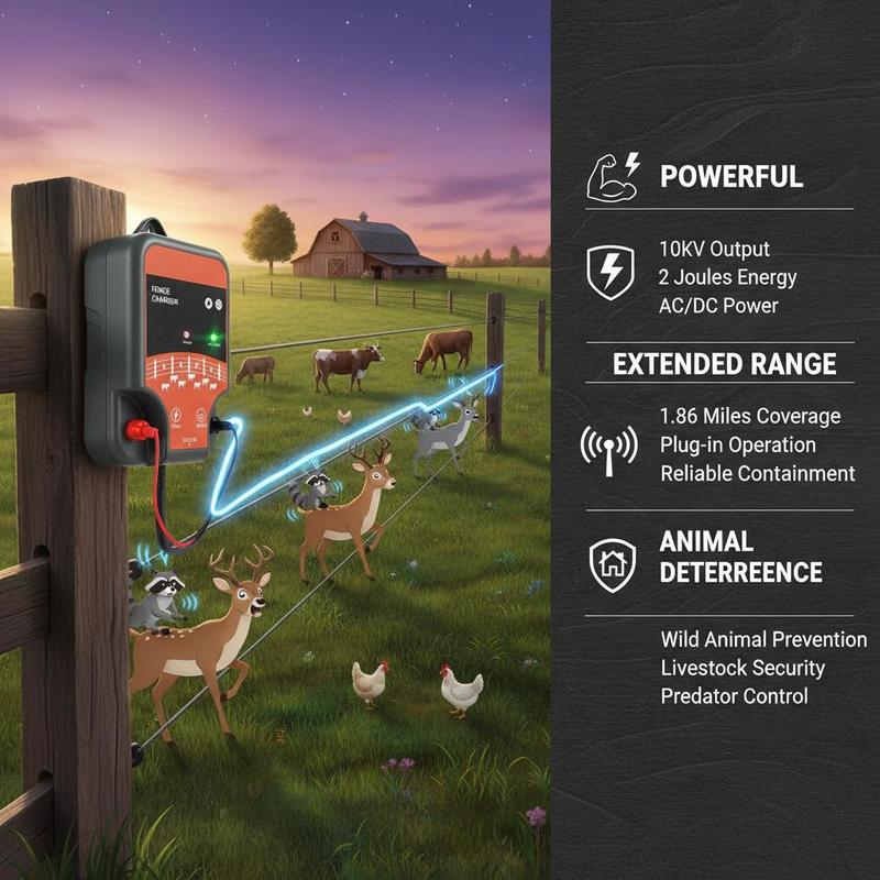 Livestock Energizer 10kV 2J Fo - Outdoor Power Plug In recension och pris