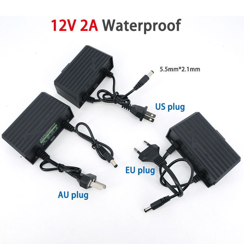 Waterproof AC 100V 240V to DC  - Outdoor Power Plug In recension och pris